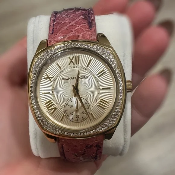 Michael Kors | Accessories | Michael Kors Pink Snake Skin  display picture 3